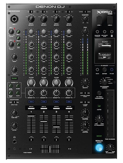 /X1850 PRIME プロフェッショナル4チャンネルDJクラブミキサー
