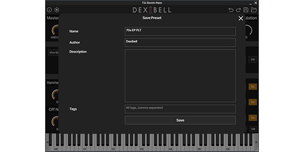 Dexibell / T2L Electric Piano ダウンロード納品画像7