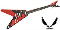 DEAN GUITARS Michael Schenker Signature Retro Red/Black