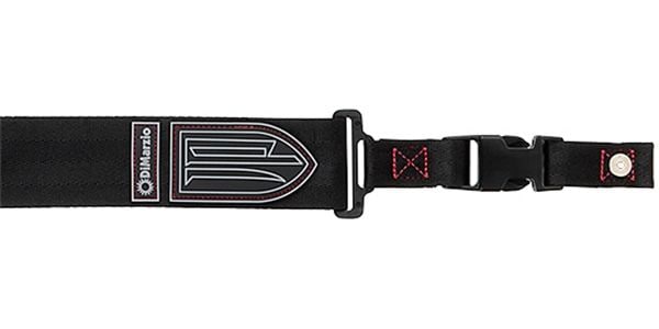 DiMarzio CLIPLOCK STRAP DD2200JP BKRD(RD