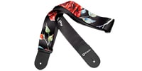 DIMARZIO POLYPHIA FLORAL MUSE BLACK STANDARD STRAP