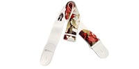 DIMARZIO POLYPHIA FLORAL MUSE WHITE STANDARD STRAP