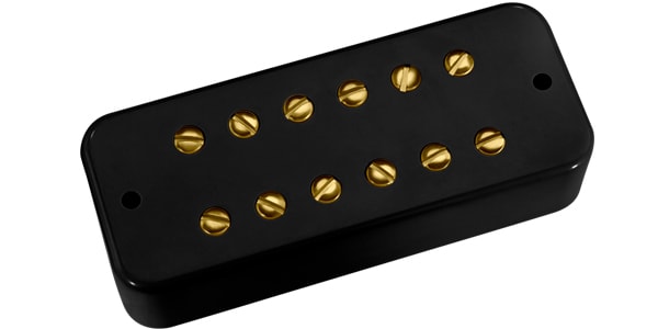 DIMARZIO / DP154 DLX Plus Bridge Black/Gold Pole Pieces