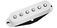 DIMARZIO DP176 WHITE TRUE VELVET BRIDGE