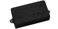 DIMARZIO / DP259F Titan Bridge F-spaced Black Metal Cover