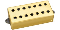 DIMARZIO DP714 Titan 7 Bridge Satin Gold/Black Pole Pieces