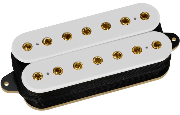 DIMARZIO/DP714 TITAN 7 Bridge White+Gold