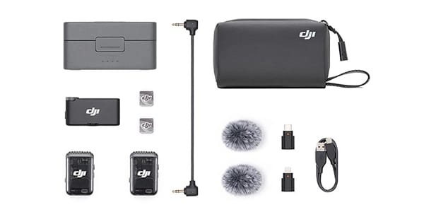 DJI ( ディージェーアイ )  / DJI Mic 2 トランスミッター×2、レシーバー×1 、充電ケース画像3
