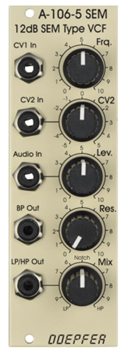 DOEPFER/A-106-5SE SEM Type VCF / 12dB Multimode Filter