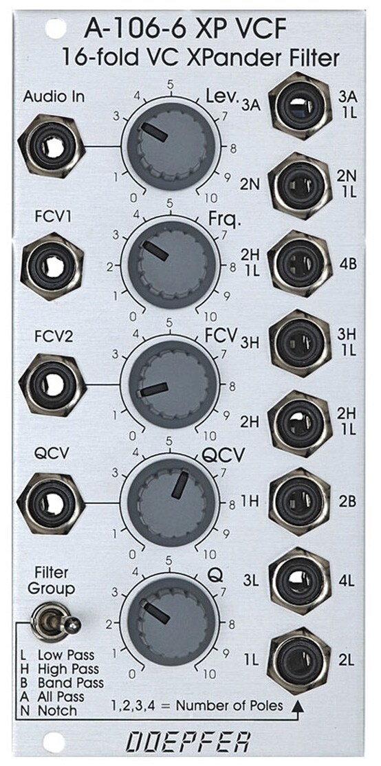 DOEPFER/A-106-6 Xpander Type VCF / 16 Fold VC Multimode Filter