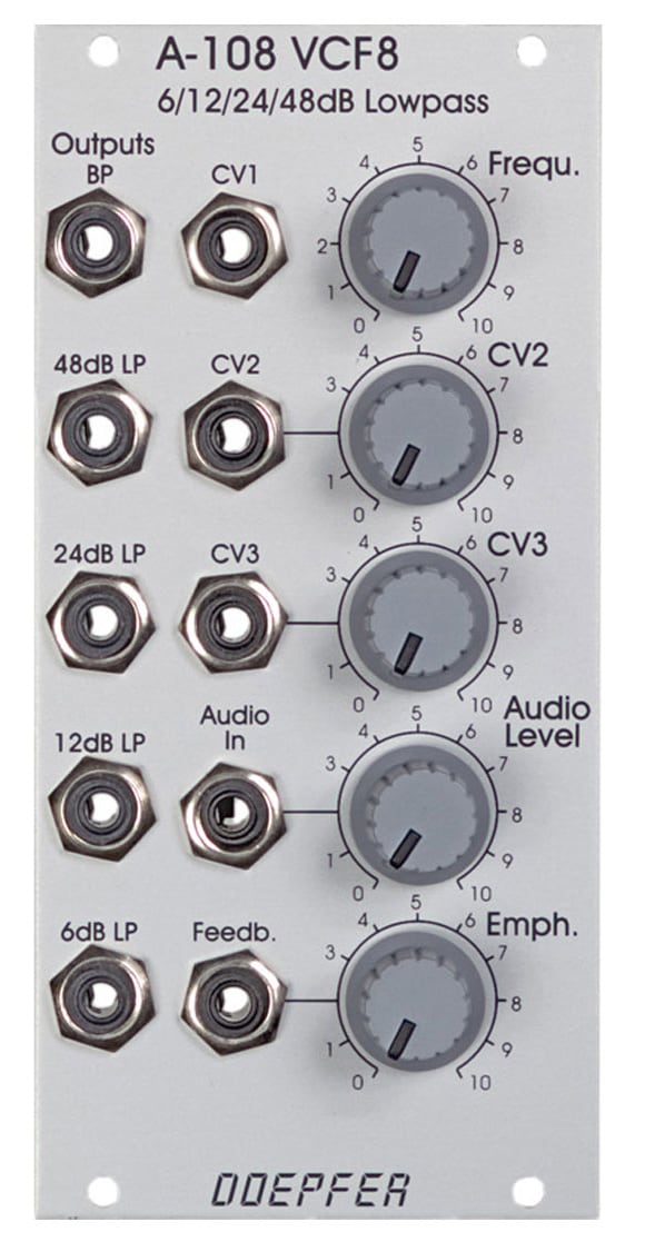 DOEPFER/A-108 6/12/24/48dB Low / Band Pass Filter