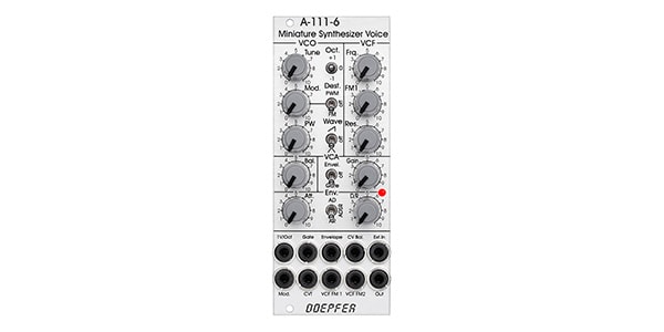 鍵盤楽器 Doepfer A-111-6 Mini Synthesizer Doepfer | A-111-6V Miniature Synthesizer Voice | ユーロ