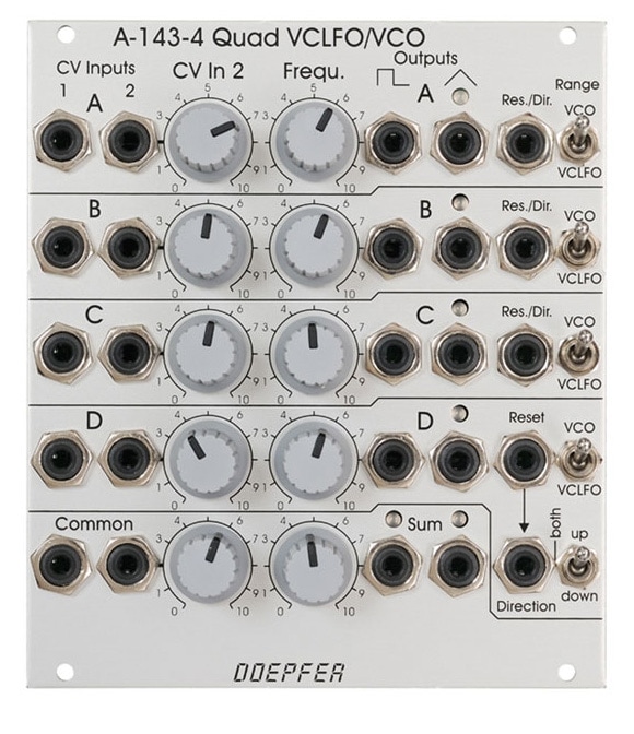 DOEPFER/A-143-4 Quad VCLFO / VCO