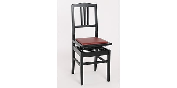 DOLCE / Piano chair matte black/wine seat画像3