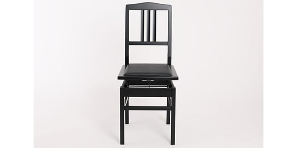 DOLCE / Piano chair matte black body/seat black