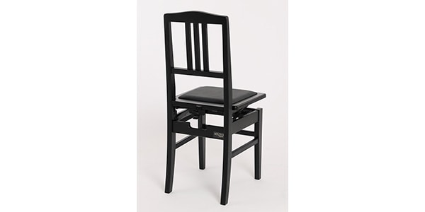 DOLCE / Piano chair matte black body/seat black画像4