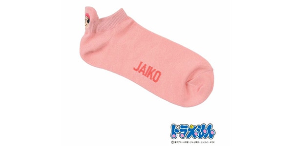 ドラえもん / Heel embroidery sneaker socks 23-25cm Jaiko