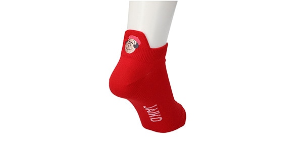 ドラえもん / Heel embroidery sneaker socks 23-25cm Jaiko画像3