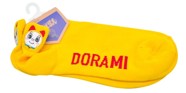 ドラえもん / Heel embroidery sneaker socks 23-25cm Dorami