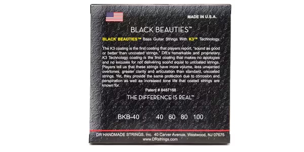 DR / BKB-40 BLACK BEAUTIES BLACK Colored Light 40-100 2セット 画像2