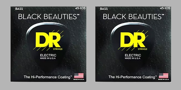 DR / BKB-45 BLACK BEAUTIES BLACK Colored Medium 45-105 2セット