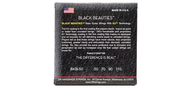 DR / BKB-50 BLACK BEAUTIES BLACK Colored Heavy 50-110画像3