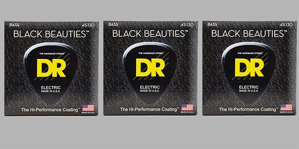 DR ( ディーアール )  / BKB5-130 BLACK BEAUTIES BLACK Colored Medium Heavy 3セット