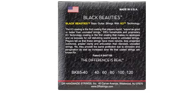 DR / BKB5-40 BLACK BEAUTIES BLACK Colored Light 40-120 2セット 画像2