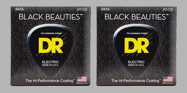 DR / BKB6-30 BLACK BEAUTIES BLACK Colored Medium 30-125 2セット