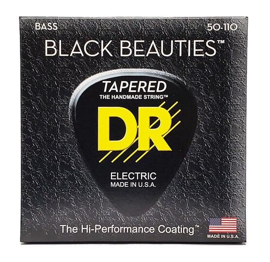 DR/BKBT-50 BLACK BEAUTIES BLACK Colored Heavy 50-110 Tapered