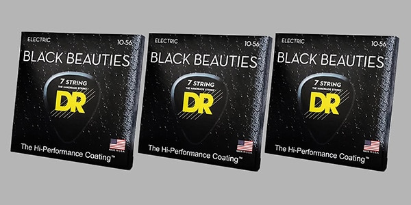 DR ( ディーアール )  / BKE7-10 BLACK BEAUTIES Medium 7-String 3セット