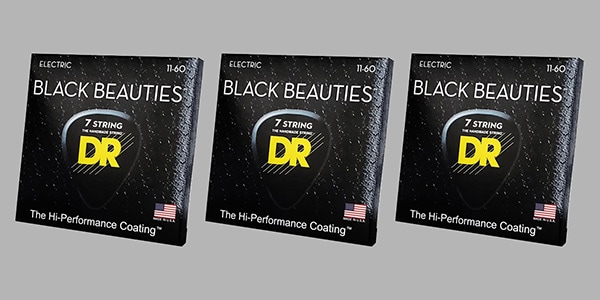 DR ( ディーアール )  / BKE7-11 BLACK BEAUTIES Heavy 7-String 3セット