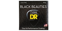 DR BKE7-9 BLACK BEAUTIES Light 7-String