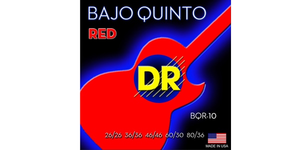 DR / BQR-10 RED DEVILS RED Colored Bajo Quinto