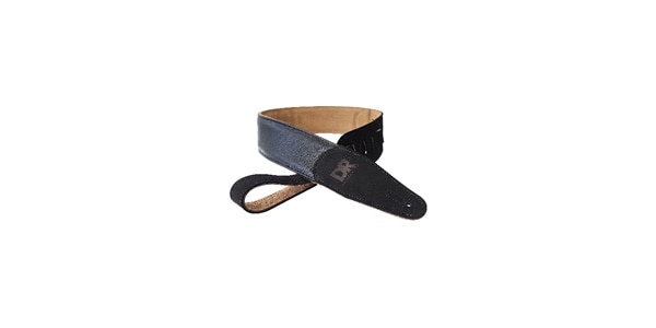 DR / Butter-Soft Black Padded Guitar or Bass Strap