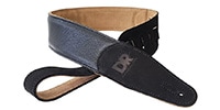 DR / Butter-Soft Black Padded Guitar or Bass Strap
