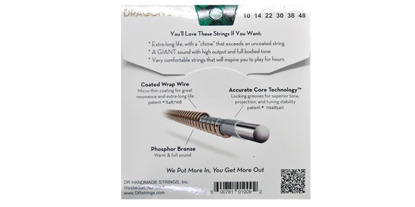 DR / DAP-10 DRAGON SKIN+ Phosphor Bronze Extra Light 10-48画像2