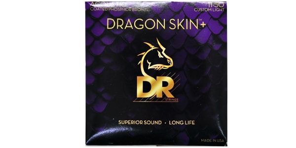DR / DAP-11 DRAGON SKIN+ Phosphor Bronze Custom Light 11-50