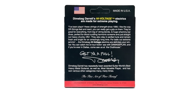 DR ( ディーアール )  / DBG-11 DIMEBAG DARRELL SIGNATURE HEAVY画像3