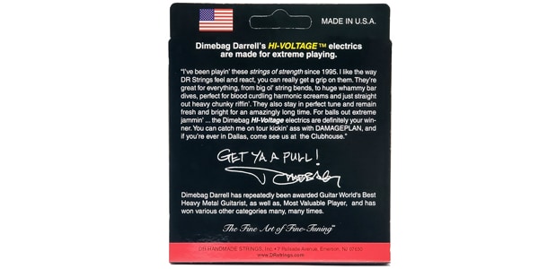 DR / DBG-9 DIMEBAG DARRELL SIGNATURE LITE画像3
