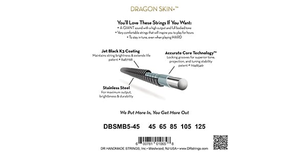 DR / DBSMB5-45 Black Dragon 45-125 Tapered Multi-Scale 3パック画像2
