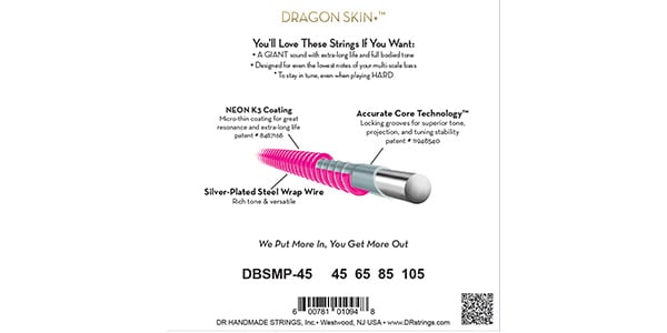 DR ( ディーアール ) / DBSMP-45 PINK DRAGON Medium 45-105 Tapered Multi-Scale画像4