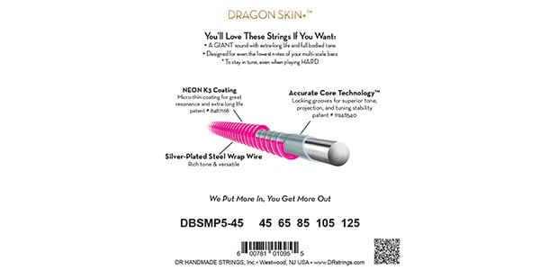 DR ( ディーアール ) / DBSMP5-45 PINK DRAGON Medium 45-125 Tapered Multi-Scale画像3