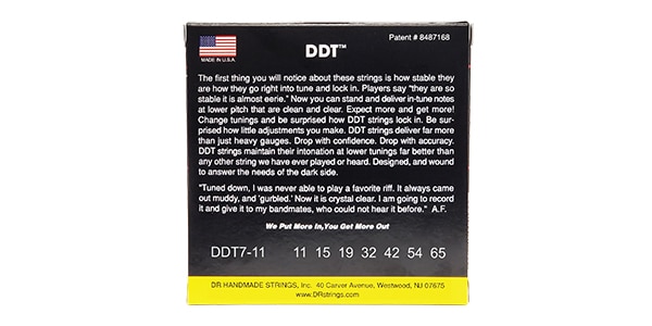 DR / DDT7-11 DDT EXTRA HEAVY 7-STRING 3パックセット画像2