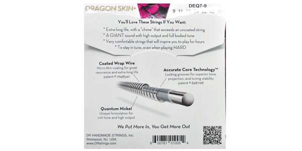 DR / DEQ-7/9 DRAGON SKIN+ Medium 9-52 7弦用画像2