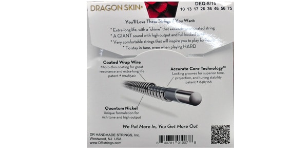 DR / DEQ-8/10 DRAGON SKIN+ Medium 10-75 8弦用画像2
