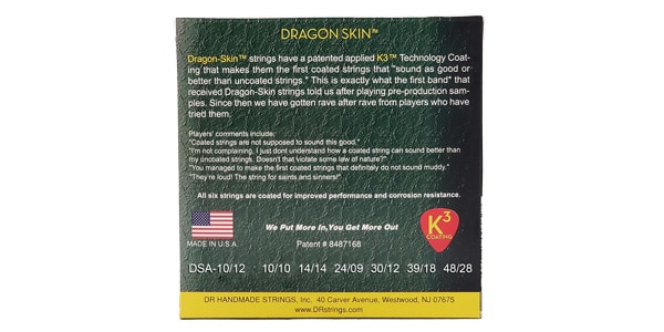 DR / DSA-10/12 DRAGON SKIN 12 String画像2