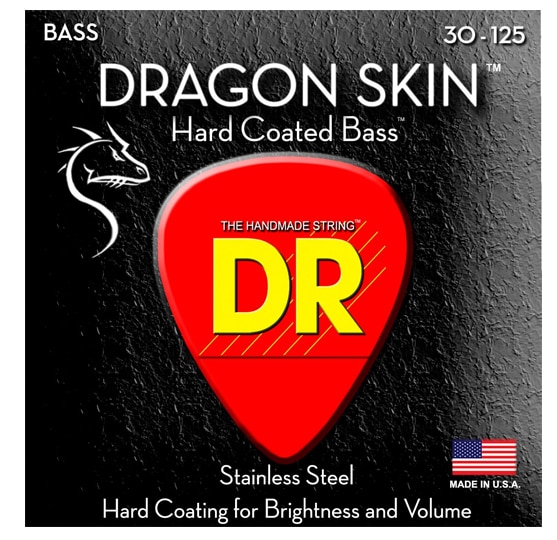 DR/DSB6-30 DRAGON SKIN CLEAR Coated 6-String Medium 30-125