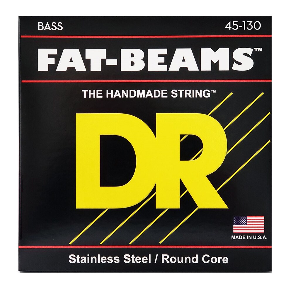 DR/FB5-130 FAT-BEAM Stainless 5-String Medium Heavy 45-130