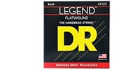 DR FL-45 LEGEND Polished Flatwound Stainless Medium 45-105